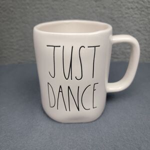 Rae Dunn Artisan Collection by Magenta Tea Coffee Mug Just Dance Art Ceramic